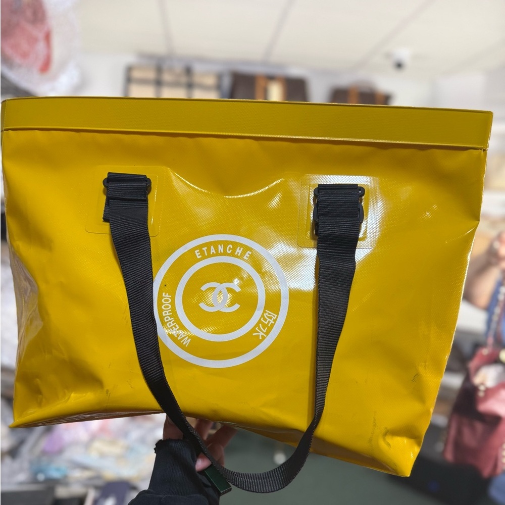 Rare Chanel Yellow Tote